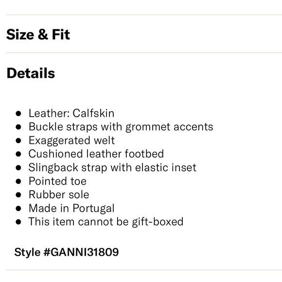 Ganni Wide Welt Buckle Ballerina Flats Naplack - Egret - Picture 4 of 11